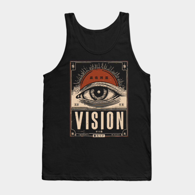 All-Seeing Eye Vision - Esoteric Illuminati Propaganda Poster Tank Top by TuncGK