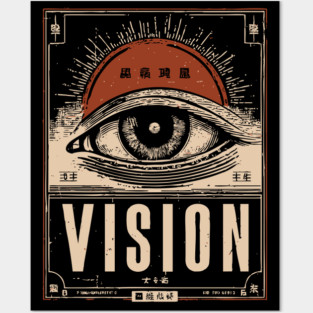 All-Seeing Eye Vision - Esoteric Illuminati Propaganda Poster Posters and Art