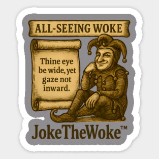 All-Seeing Woke Sticker