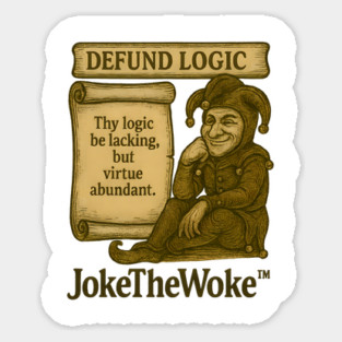 Defund Logic Sticker