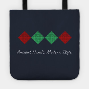 Ancient Heart. Modern Style. – Hmong Chicken’s Feet Pattern Tote