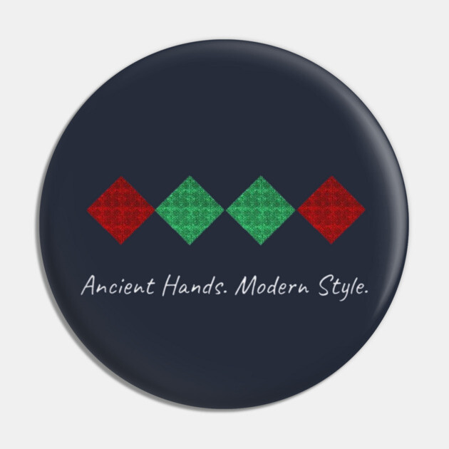 Ancient Heart. Modern Style. – Hmong Chicken’s Feet Pattern Pin by Pimcolle
