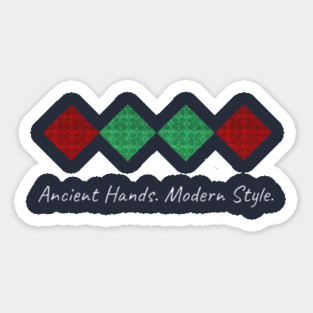 Ancient Heart. Modern Style. – Hmong Chicken’s Feet Pattern Magnet