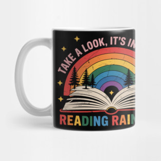 Reading Book Rainbow Mug