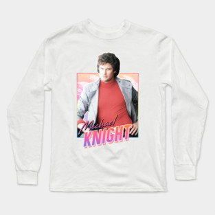 Michael Knight - Knight Rider Long Sleeve T-Shirt