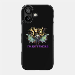 Ghost Kittenized Skeleta Phone Case