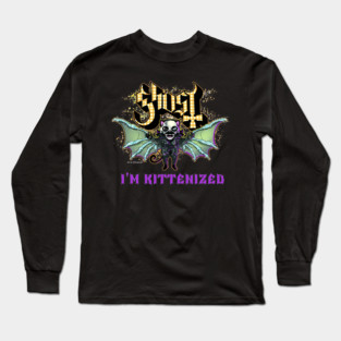 Ghost Kittenized Skeleta Long Sleeve T-Shirt