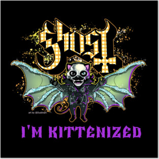 Ghost Kittenized Skeleta Posters and Art
