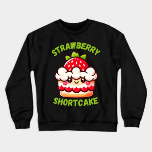 Strawberry Shortcake Cute Cake Crewneck Sweatshirt