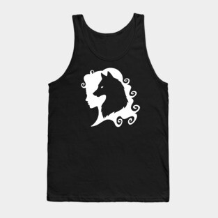 Wolf Spirit Totem Animal Guide Cheeky Witch Tank Top
