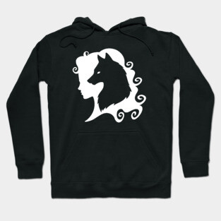 Wolf Spirit Totem Animal Guide Cheeky Witch Hoodie