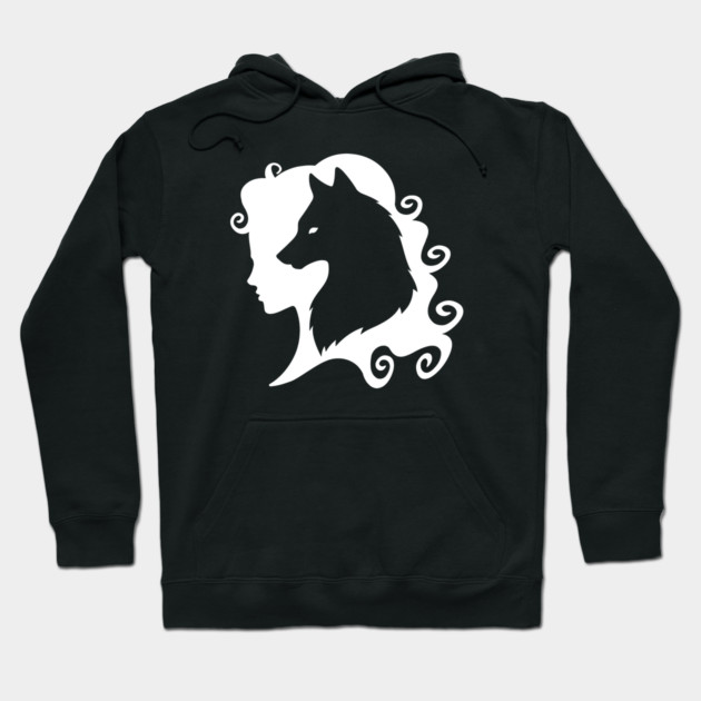Wolf Spirit Totem Animal Guide Cheeky Witch Hoodie by Cheeky Witch