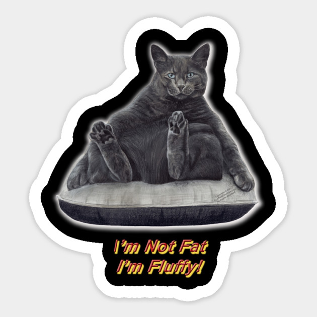 FELIX WITH COLORFUL TEXT TELLING IT LIKE IT IS Magnet by Erik's Store