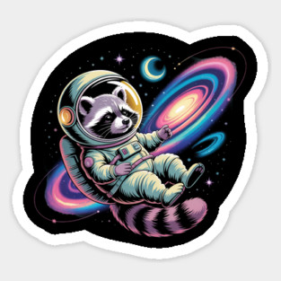 Space Raccoon Magnet