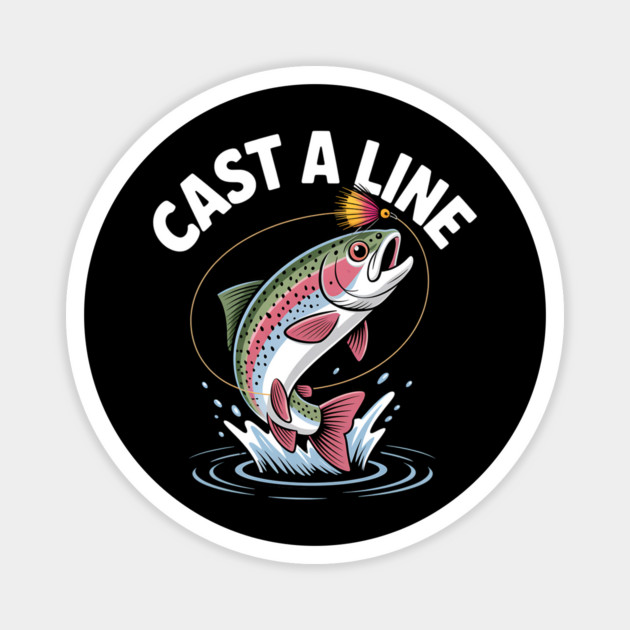 Cast a Line Magnet by BA