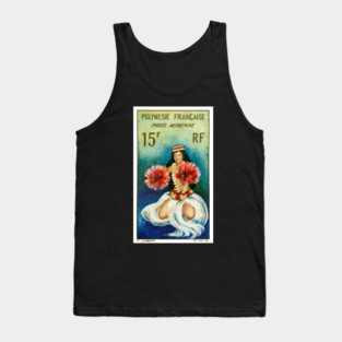 1958 FRENCH POLYNESIA Tahitian Dancer Tank Top