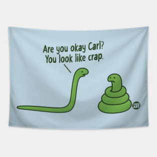 CRAP SNAKE Tapestry