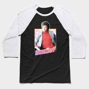 Hasselhoff - 80s Baseball T-Shirt