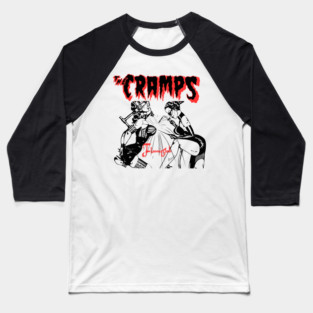 The Cramps Flamejob Baseball T-Shirt