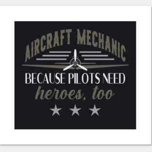 Aircraft Mechanic Gifts for Aviation Mechanics Posters and Art