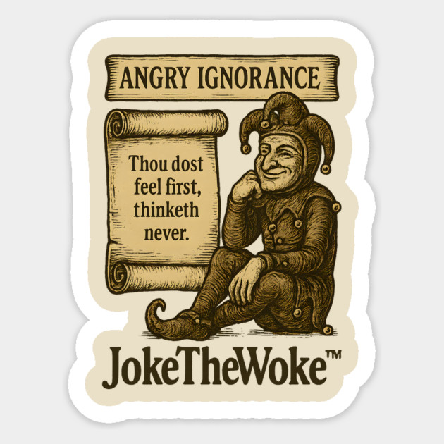 Angry Ignorance Sticker by JokeTheWoke