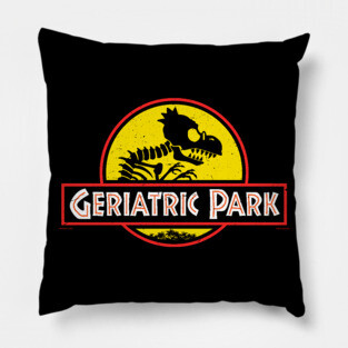 Geriatric Park - Distressed Pillow