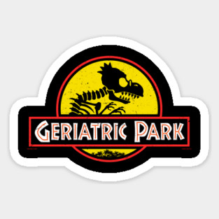 Geriatric Park - Distressed Sticker