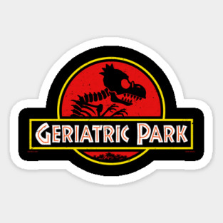 Geriatric Park - Distressed (alt) Sticker