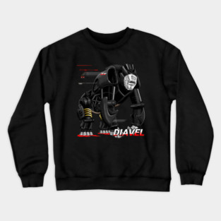 Ducati Diavel Black Crewneck Sweatshirt