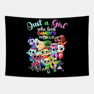Dandy's World Characters _ Funny Dandys World Tapestry