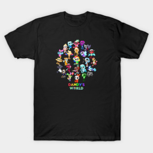 Dandy's World Characters _ Funny Dandys World T-Shirt