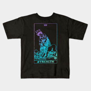 Strength Tarot Card Kids T-Shirt