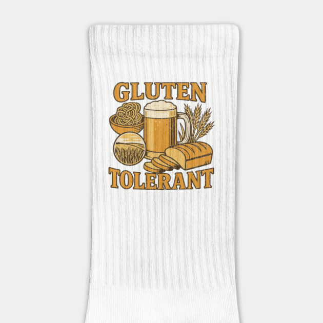 Gluten Tolerant Beer Lover Humor Pun by Anticorporati