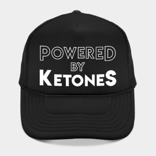 Inspiring "Powered By Ketones" Healthy Keto Diet Message Hat