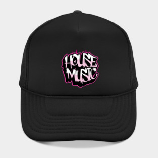 HOUSE MUSIC - Flamed Grafitti (Pink) Hat