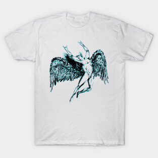 ICARUS THROWS THE HORNS - midnight blue T-Shirt