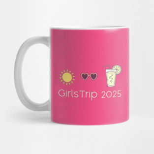 girls trip 2025: sun sass and tequila Mug