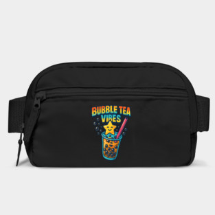 Bubble Tea Vibes Cute Cartoon Drink Art Bag