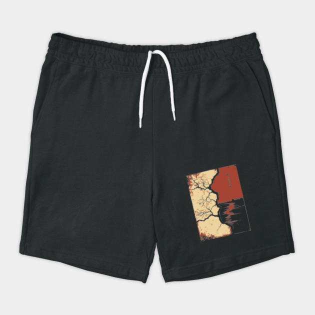 Post Apocalyptic Tree Japanese Dystopian Nature Art Print by TuncGK