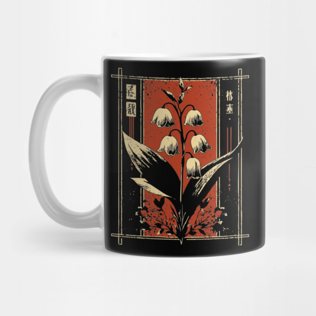 Melancholic Tulips Japanese Gothic Botanical Dark Flower Art by TuncGK
