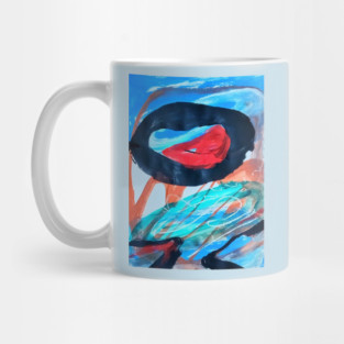 Abstract Colorful Expressionism Mug