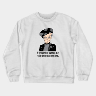 MAGGIE SMITH DOWNTON ABBEY FAN ART Crewneck Sweatshirt