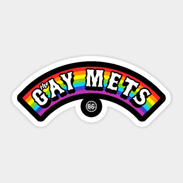 The Gay Mets Sticker by Matthew's Store 3