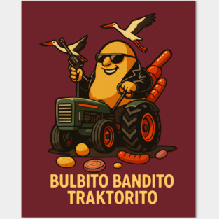 Bulbito Bandito Traktorito –  Italian Brainrot Deluxe Posters and Art