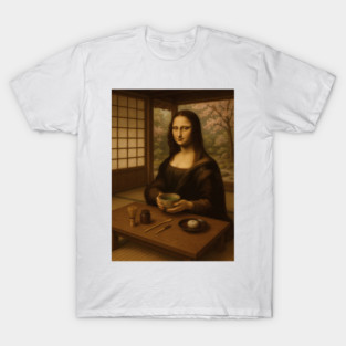 Mona Lisa Matcha Ceremony Japan T-Shirt