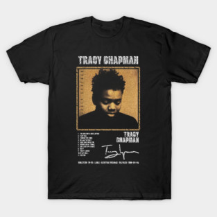 TRACY CHAPMAN - TRACY CHAPMAN || ALBUM TRACKLIST || T-Shirt