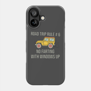 Road Trip Rule # 6 Phone Case