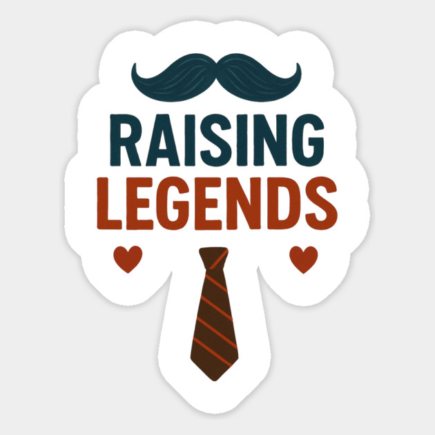 Dad Raising Legends Fathers Day Design Magnet by TurnEffect