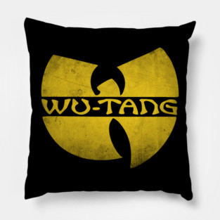 wutang!, wu-tang vintage, wutangclan shirt, yellow wutang Pillow