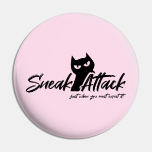 Sneak Attack - Light Colors Pin